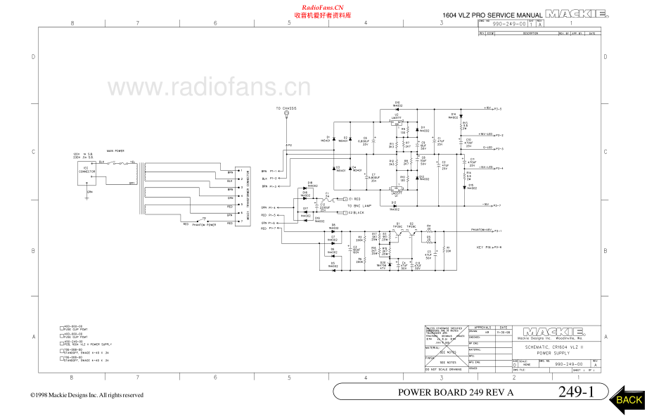 Mackie-Acoustics1604VLZPRO-mix-sch4 维修电路原理图.pdf_第1页