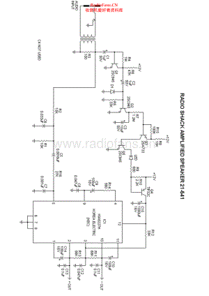 RadioShack-21_541-spk-sch 维修电路原理图.pdf