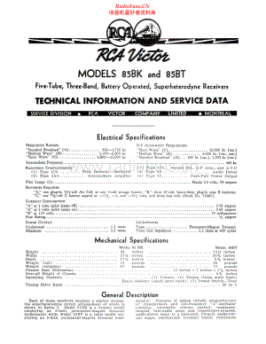 RCA-85BT-rec-sm 维修电路原理图.pdf