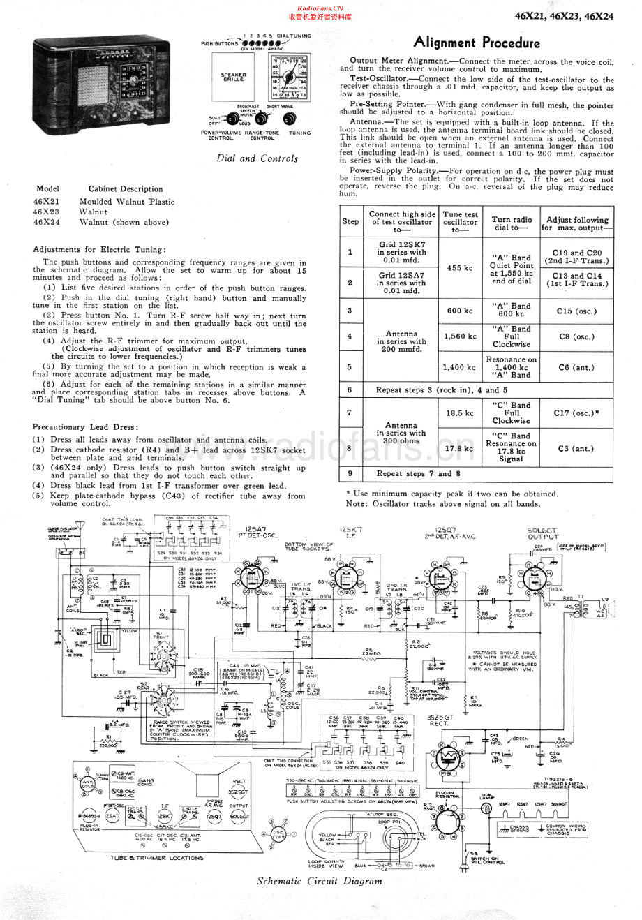 RCA-46X24-rec-sm 维修电路原理图.pdf_第2页