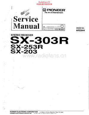 Pioneer-SX303R-rec-sm 维修电路原理图.pdf