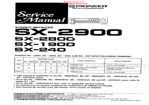 Pioneer-SX1900-rec-sm 维修电路原理图.pdf