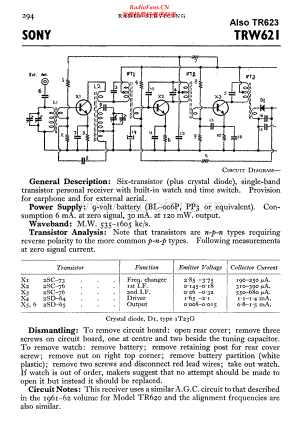 Sony-TRW621-rec-sch 维修电路原理图.pdf