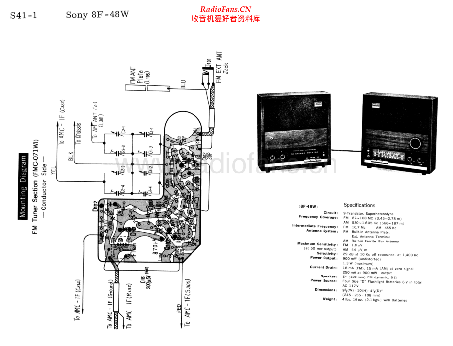 Sony-8F48W-rec-sm 维修电路原理图.pdf_第1页