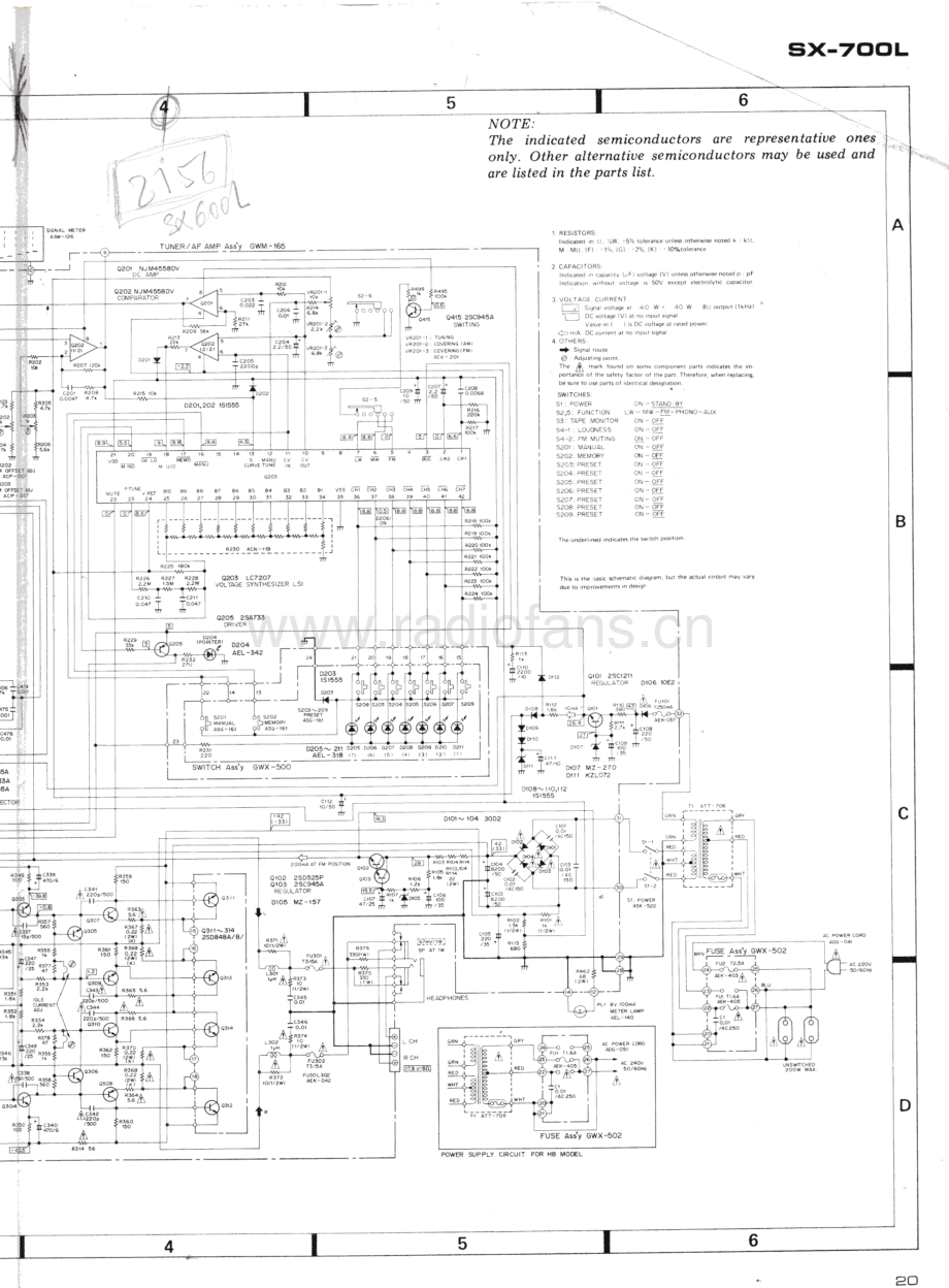Pioneer-SX700L-rec-sm 维修电路原理图.pdf_第3页