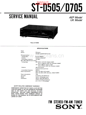 Sony-STD705-tun-sm 维修电路原理图.pdf