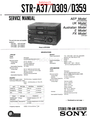 Sony-STRD309-rec-sm 维修电路原理图.pdf