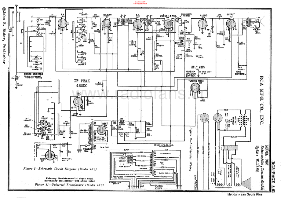 RCA-9K3-rec-sch 维修电路原理图.pdf_第1页