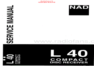 NAD-L40-rec-sm 维修电路原理图.pdf
