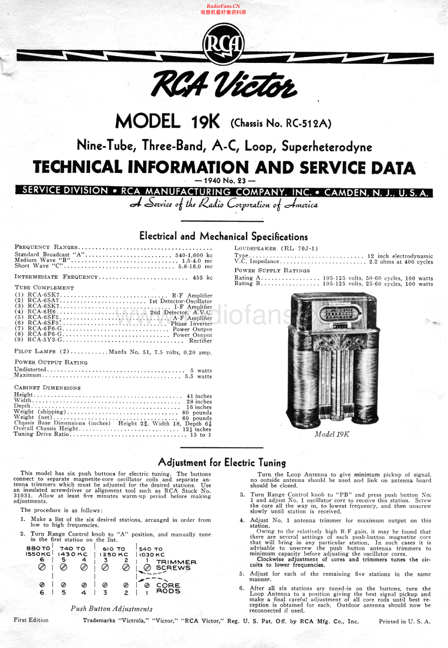 RCA-19K-rec-sm 维修电路原理图.pdf_第1页