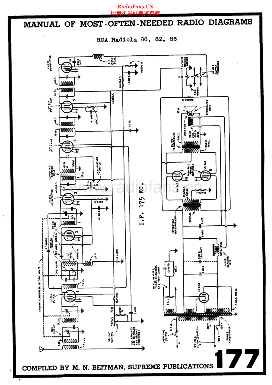 RCA-Radiola80-rec-sch 维修电路原理图.pdf_第1页