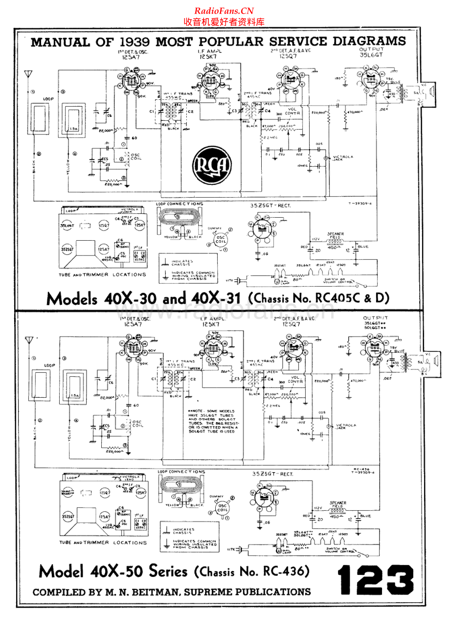 RCA-40X30-rec-sch 维修电路原理图.pdf_第1页
