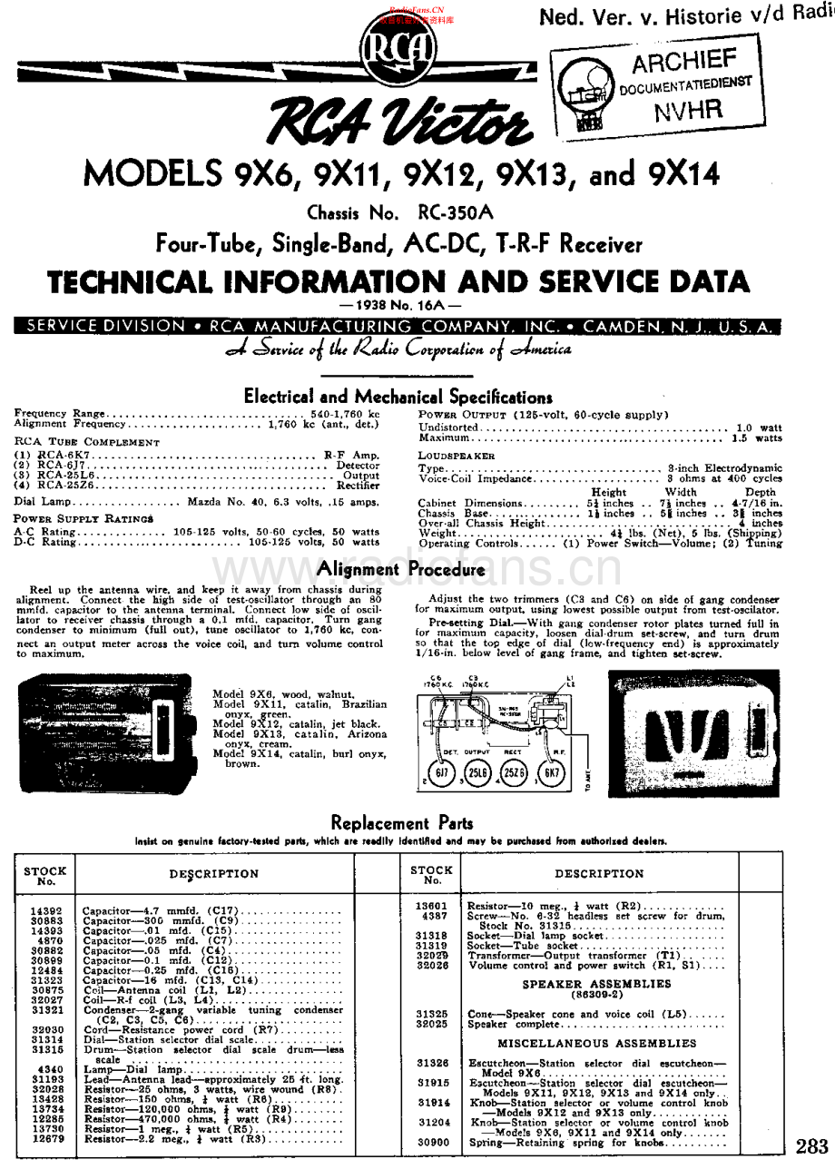 RCA-9X14-rec-sm 维修电路原理图.pdf_第1页