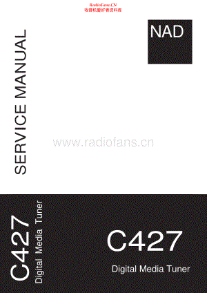 NAD-C427-tun-sm 维修电路原理图.pdf