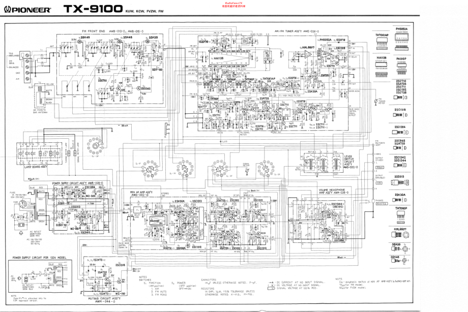 Pioneer-TX9100-tun-sch 维修电路原理图.pdf_第1页