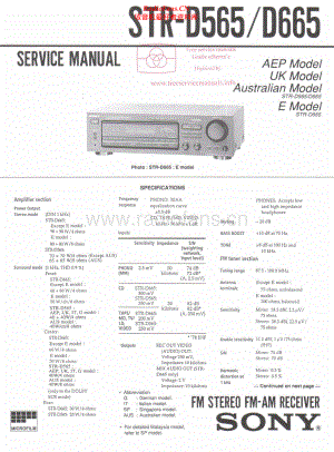 Sony-STRD565-rec-sm 维修电路原理图.pdf