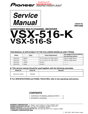 Pioneer-SX516S-rec-sm 维修电路原理图.pdf