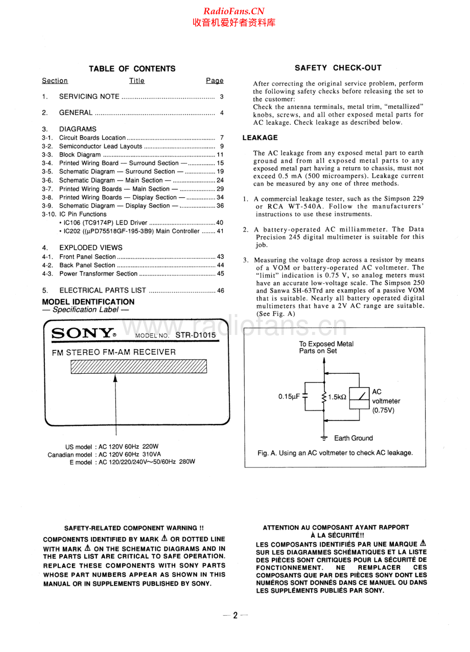 Sony-STRD1015-rec-sm 维修电路原理图.pdf_第2页