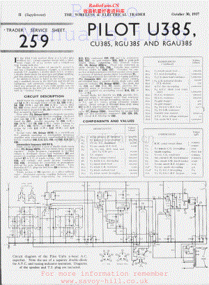 Pilot-CU385-rec-sm 维修电路原理图.pdf