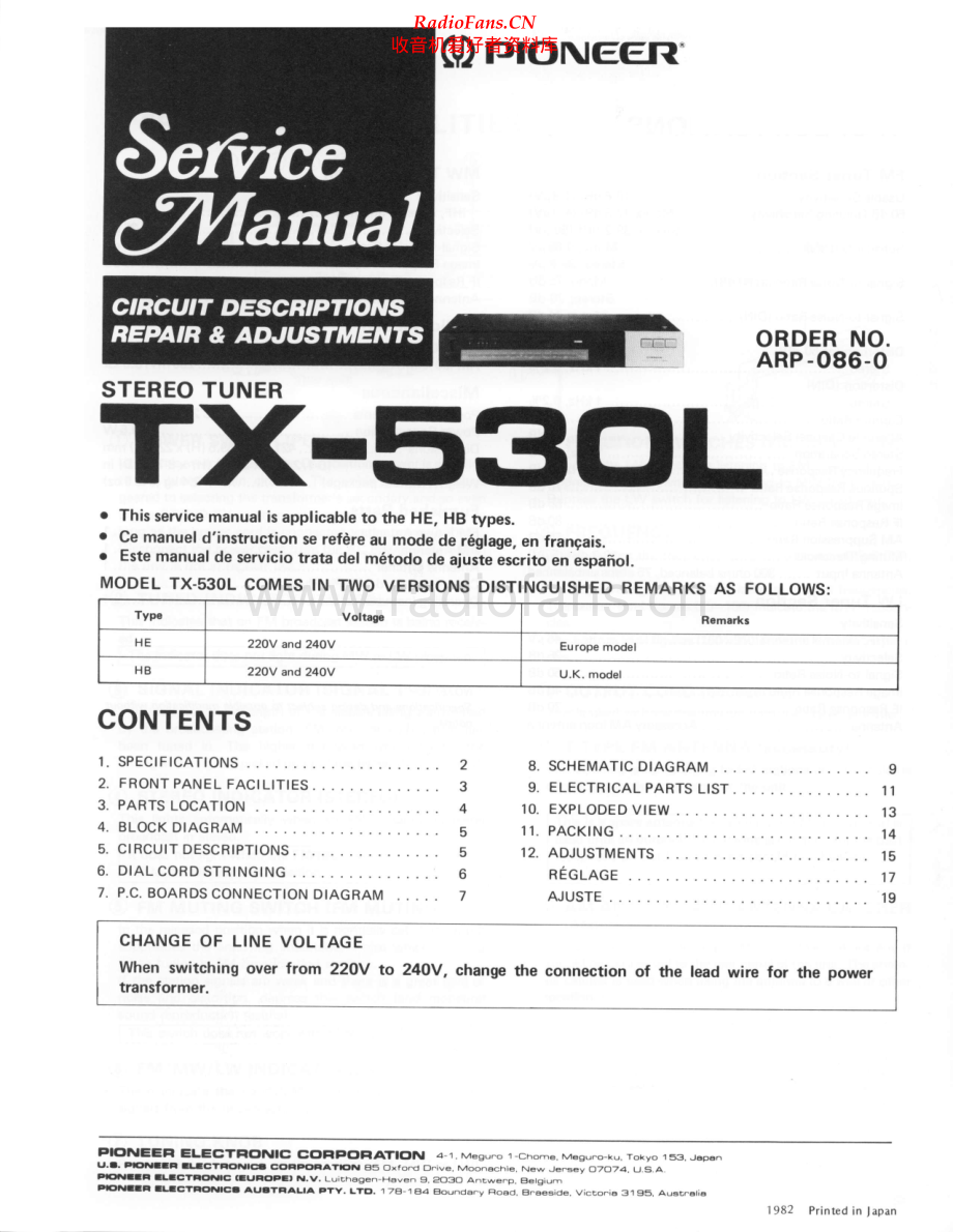 Pioneer-TX530L-tun-sm 维修电路原理图.pdf_第1页
