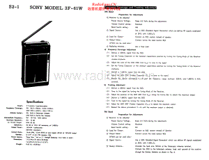 Sony-3F61W-rec-sch 维修电路原理图.pdf