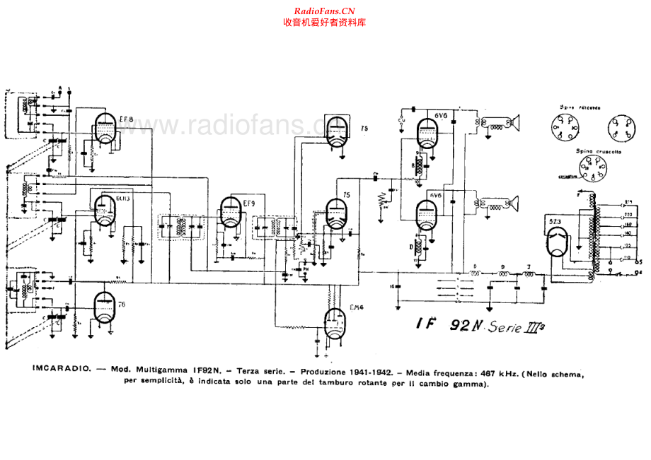 Imcaradio-IF92N_III-rec-sch 维修电路原理图.pdf_第1页