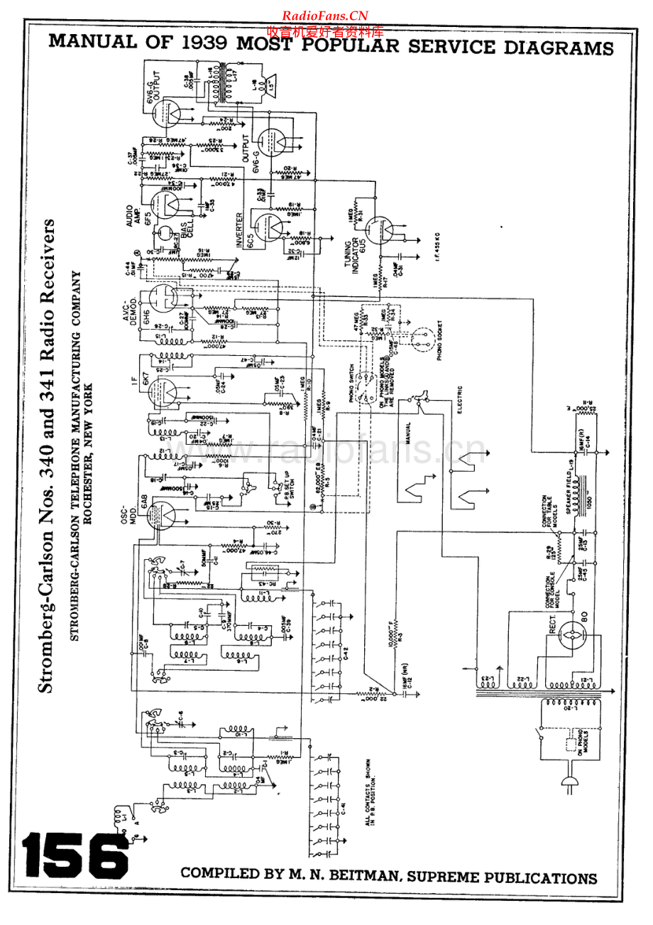 StrombergCarlson-341-rec-sch 维修电路原理图.pdf_第1页