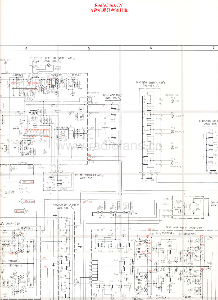 Pioneer-SX1050-rec-sch2 维修电路原理图.pdf_第2页