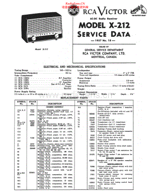 RCA-X212-rec-sm 维修电路原理图.pdf