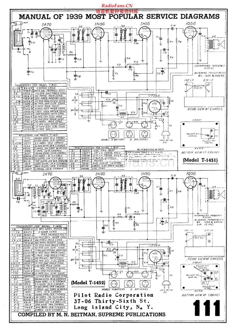 Pilot-T1452-rec-sch 维修电路原理图.pdf_第1页
