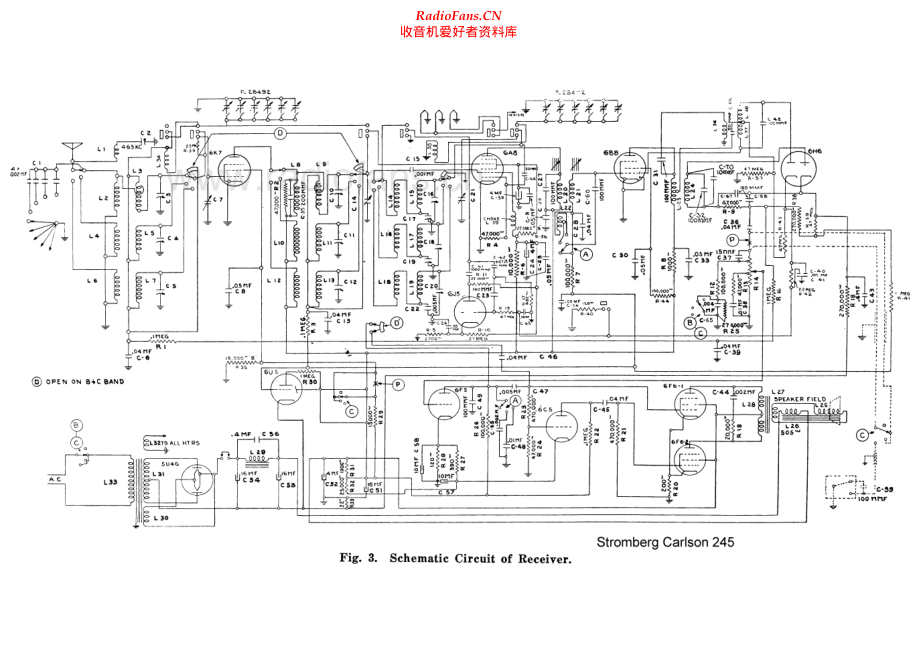 StrombergCarlson-245-rec-sch 维修电路原理图.pdf_第1页