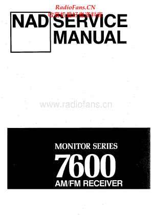 NAD-7600-rec-sm 维修电路原理图.pdf