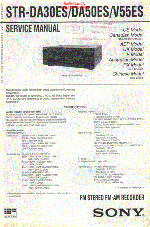 Sony-STRDA30ES-rec-sm 维修电路原理图.pdf