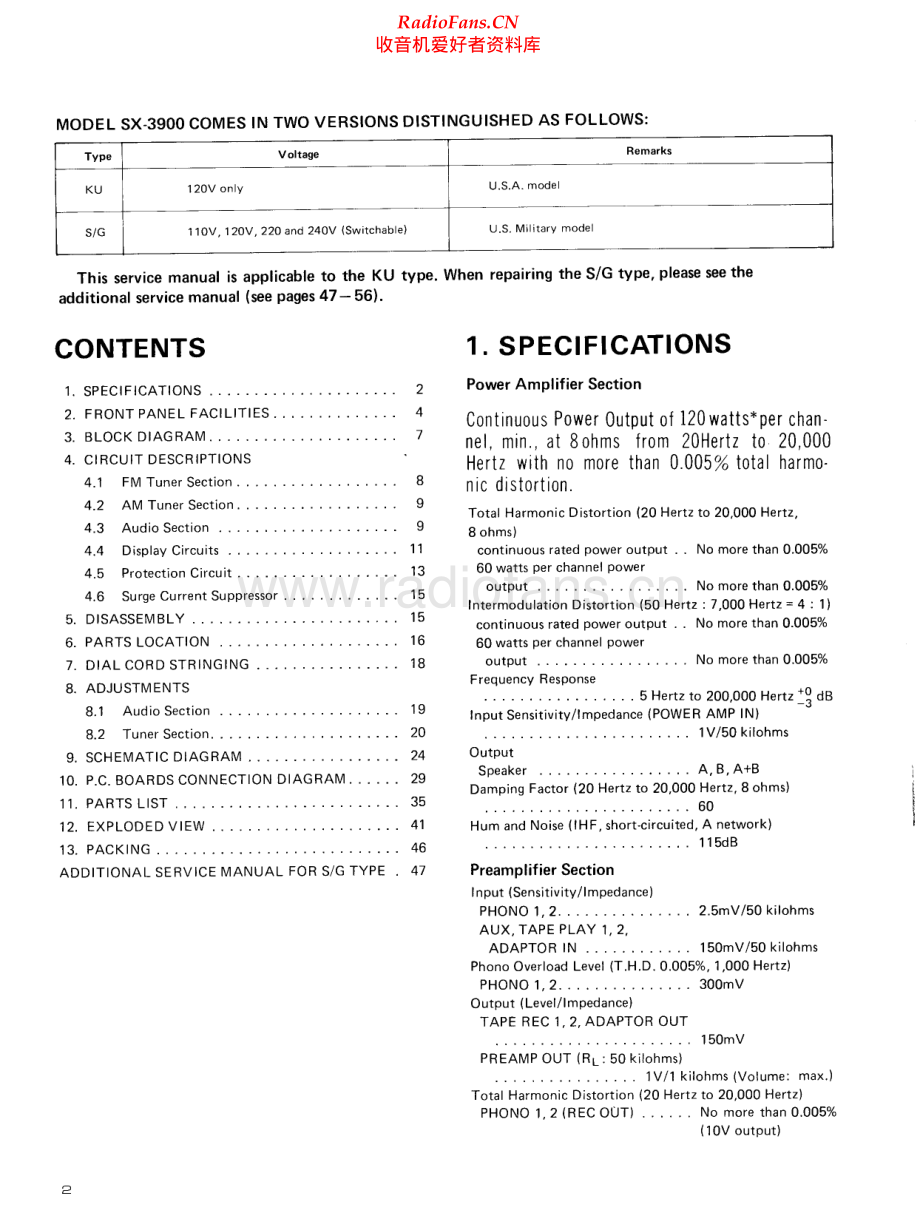 Pioneer-SX3900-rec-sm 维修电路原理图.pdf_第2页