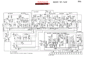 Sony-7F74W-rec-sm 维修电路原理图.pdf
