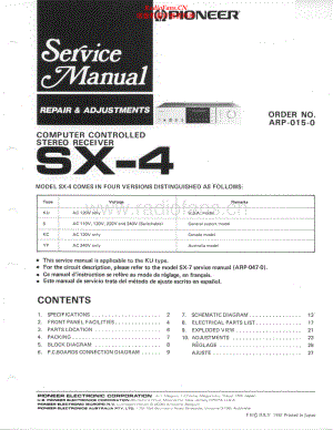 Pioneer-SX4-rec-sm2 维修电路原理图.pdf