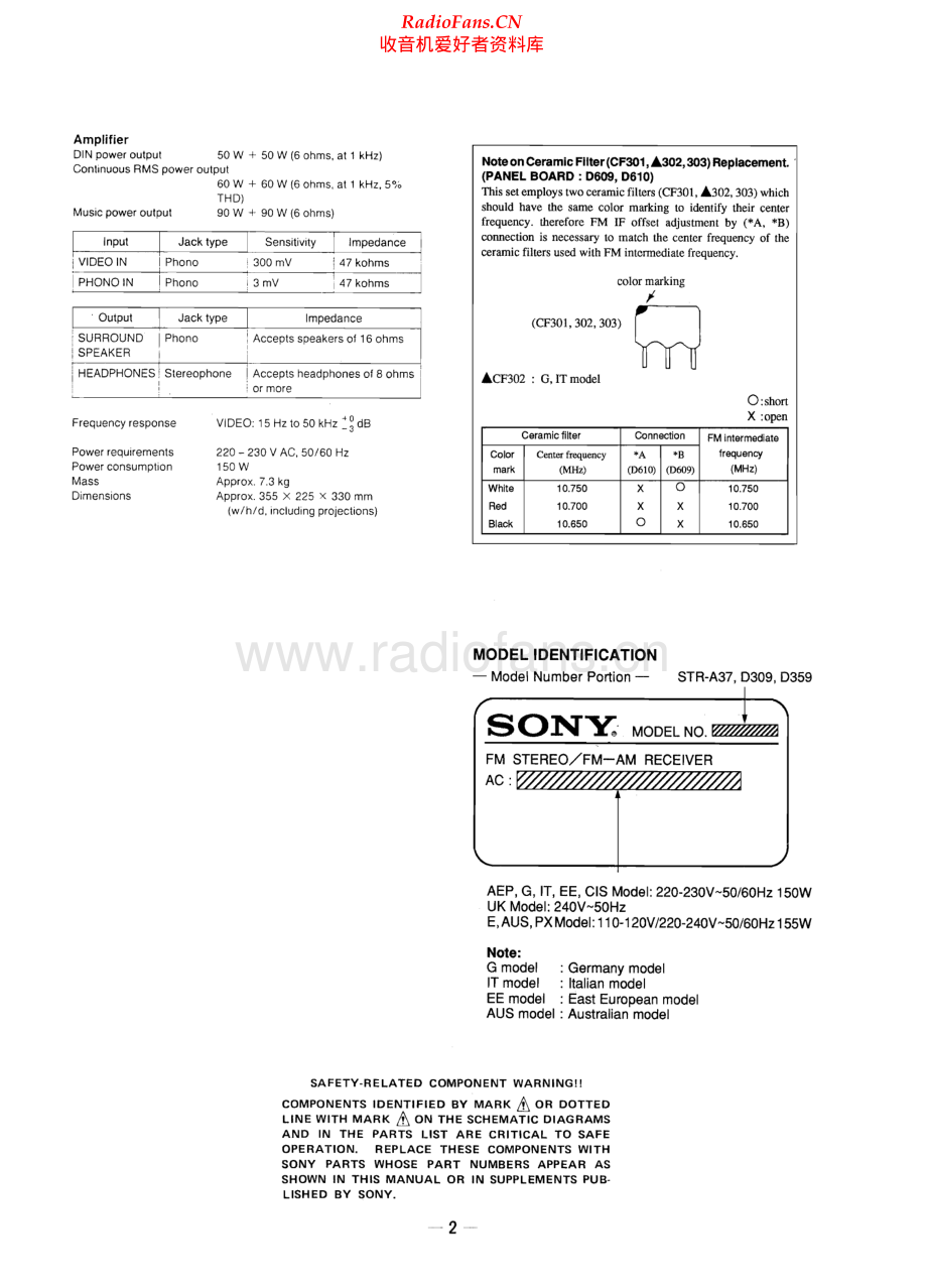 Sony-STRD359-rec-sm 维修电路原理图.pdf_第2页