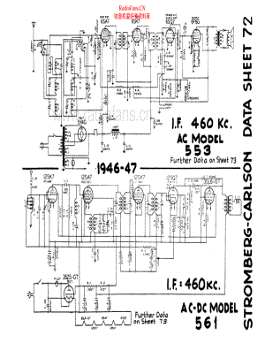 StrombergCarlson-553-rec-sm 维修电路原理图.pdf