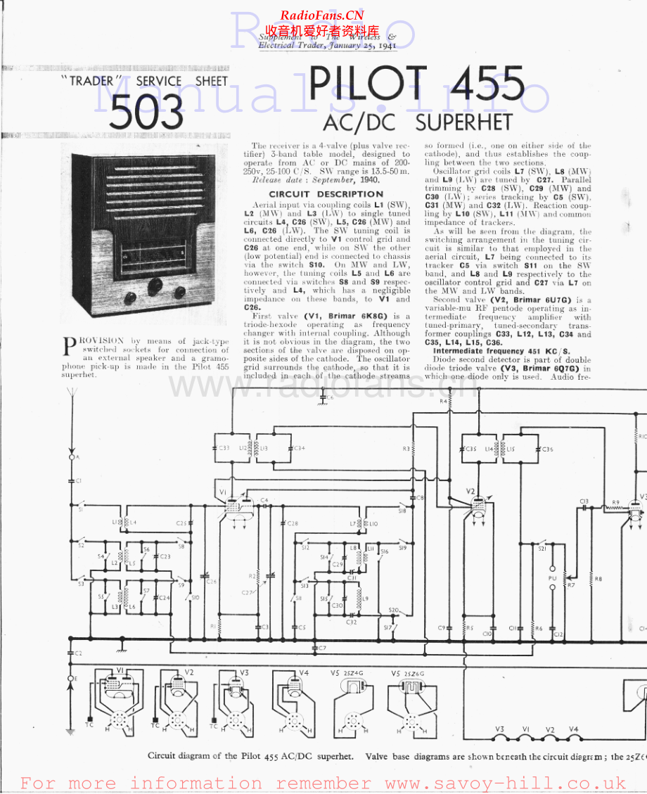 Pilot-455-rec-sm 维修电路原理图.pdf_第1页