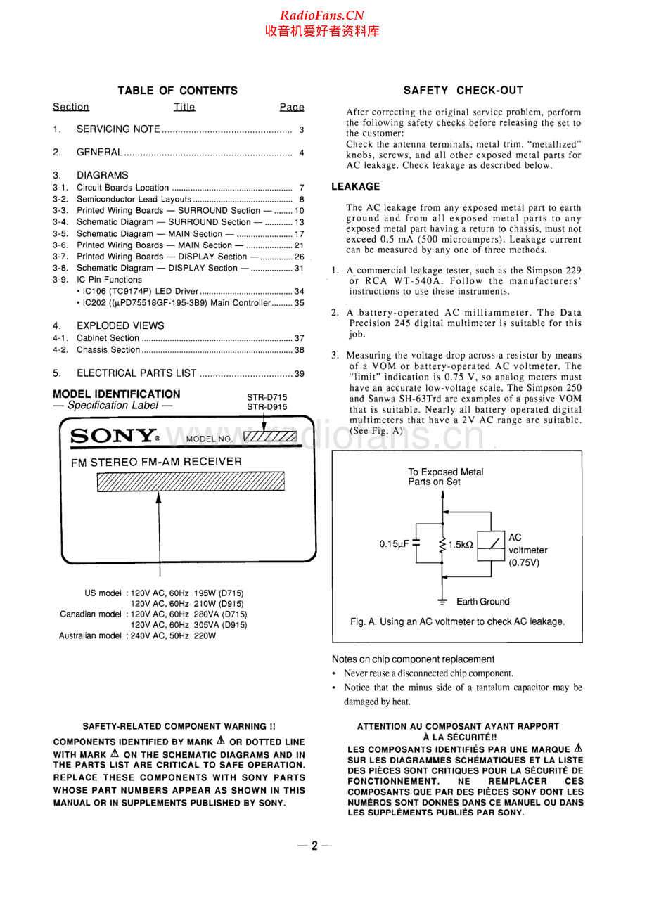 Sony-STRD715-rec-sm 维修电路原理图.pdf_第2页