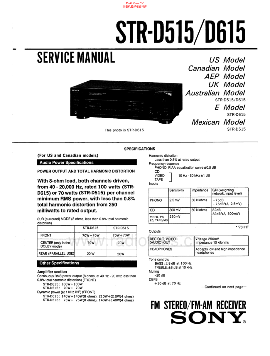 Sony-STRD615-rec-sm 维修电路原理图.pdf_第2页