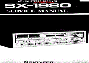 Pioneer-SX1980-rec-sm 维修电路原理图.pdf