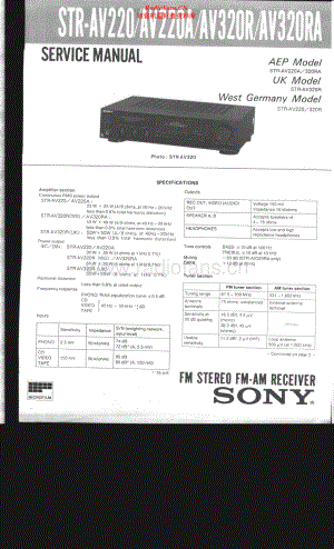 Sony-STRAV220-rec-sm 维修电路原理图.pdf