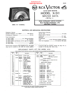 RCA-X511-rec-sm 维修电路原理图.pdf