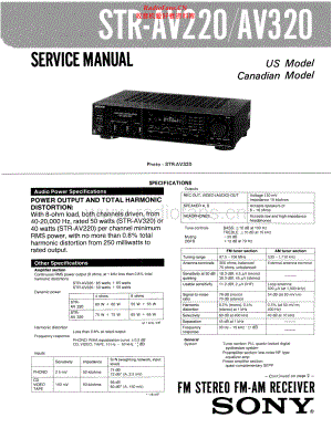 Sony-STRAV320-rec-sm 维修电路原理图.pdf