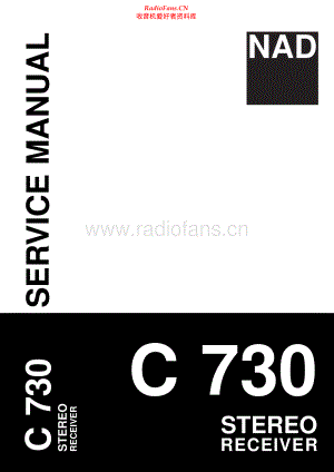 NAD-C730-rec-sm 维修电路原理图.pdf