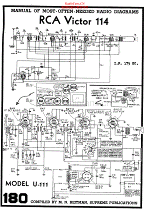 RCA-U111-rec-sch 维修电路原理图.pdf