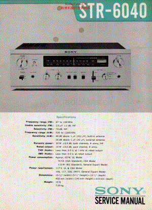 Sony-STR6040-rec-sm 维修电路原理图.pdf