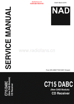 NAD-C715DABC-rec-sm 维修电路原理图.pdf