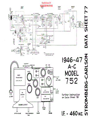 StrombergCarlson-761-rec-sm 维修电路原理图.pdf